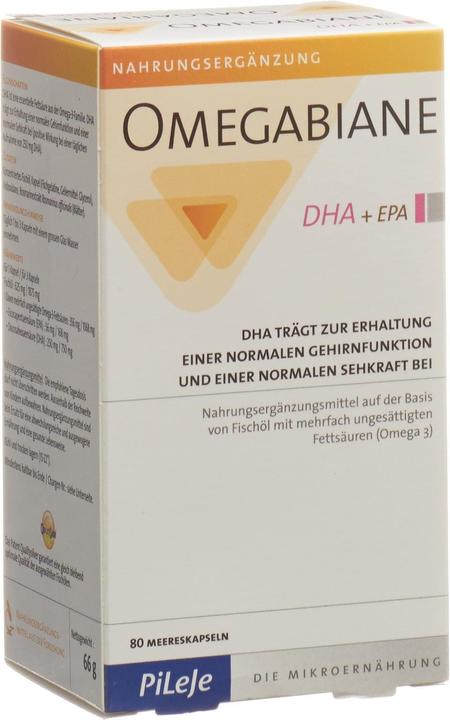 Image du produit Omegabiane Capsule de DHA + EPA (80 pièce(s), Capsules, 102 g)