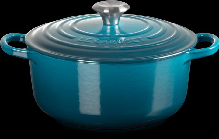 Image du produit Le Creuset Signature (20 cm, Cocotte + faitout, Fonte, Émail)