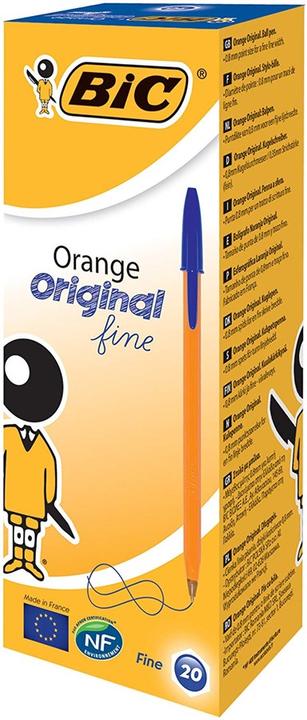 Actual product image Bic Biros orange, line colour: blue (Orange, 1 x)