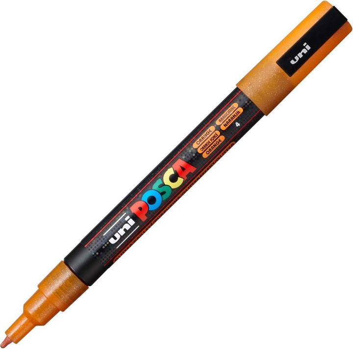 Image du produit Posca Marqueur PC-3M pointe ogive (Orange Pailletée, 1.30 mm, 1 x)