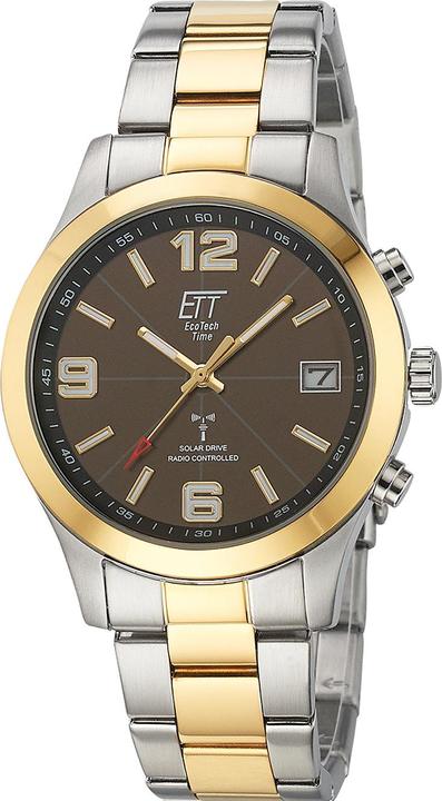 Immagine prodotto ETT EGS-11484-22M Orologio radiocomandato Solar Drive Gobi Orologio da uomo 41mm 10ATM (Orologio radiocontrollato, 41 mm)