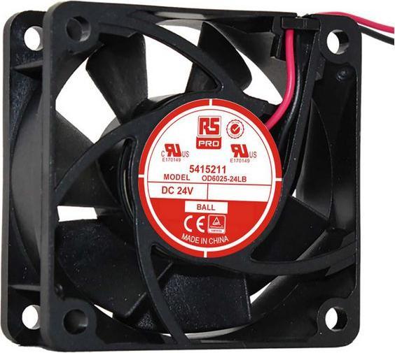 Immagine prodotto Rs Pro Ventola Ass. Su Cuscinetti 24v (60 mm)