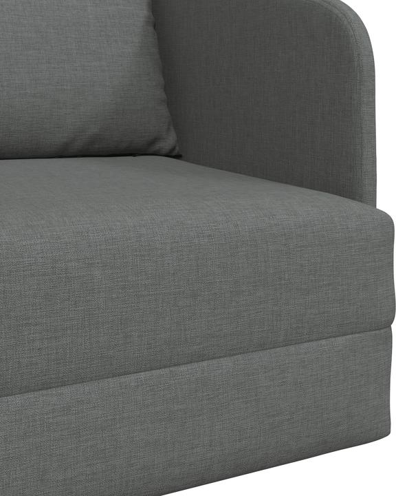 Immagine prodotto VidaXL Divano letto a terra 2 in 1 grigio scuro 65x80x83 cm in tessuto (2 posti)