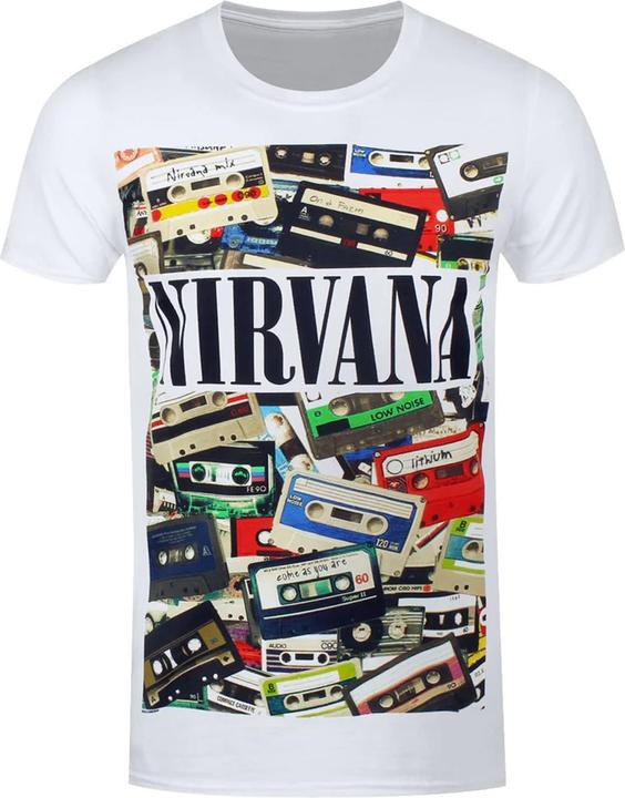 Actual product image Nirvana Cassette T-shirt (L)