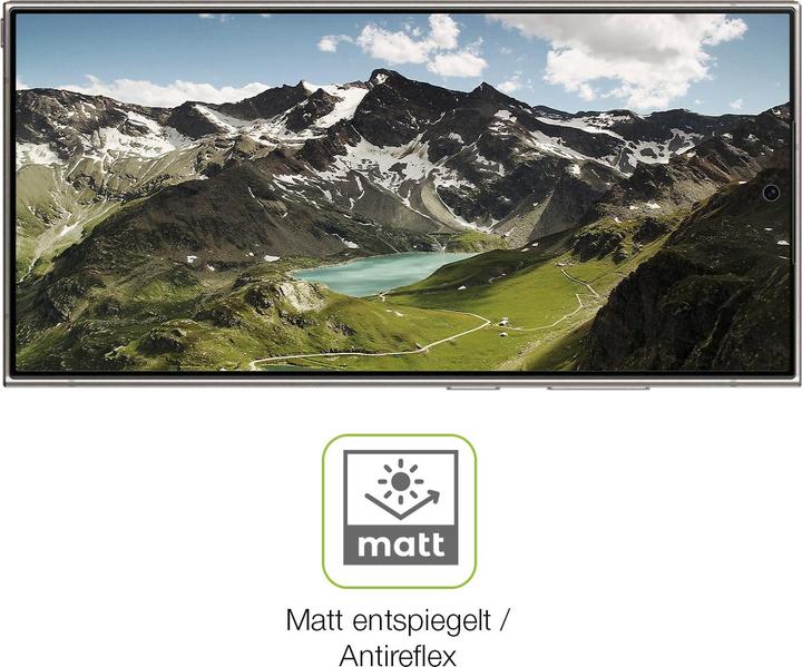 Actual product image Dipos Full Cover Screen Protector Matte (1 Piece, Samsung Galaxy S24 Ultra)