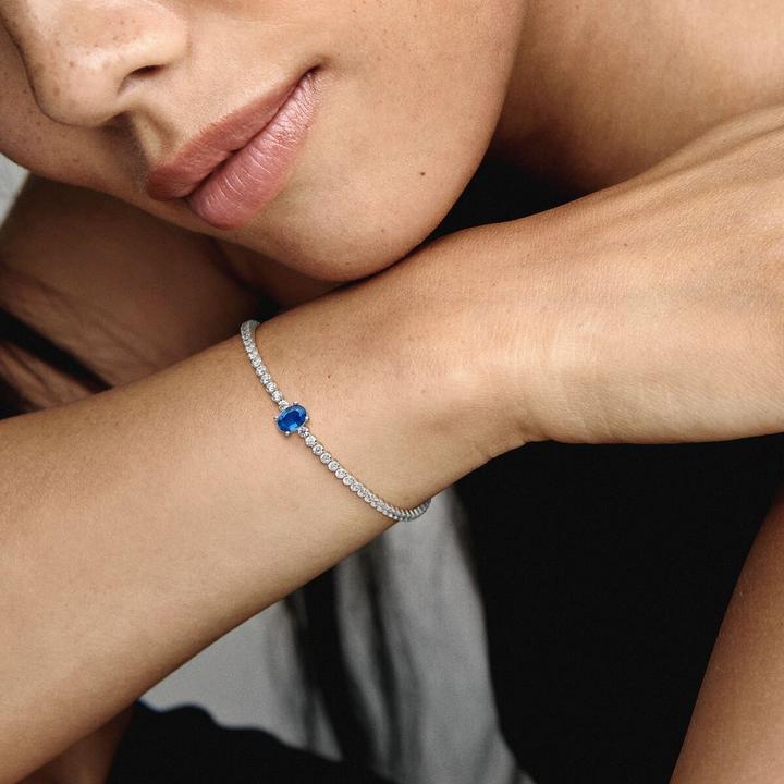 Actual product image Pandora Tennis Bracelet Sparkling Pavé (18 cm, Sterling silver 925)