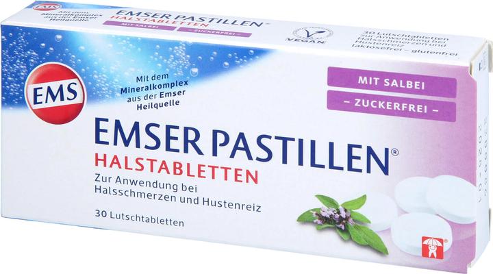 Emser Pastilles sugar free with sage (30 Piece)