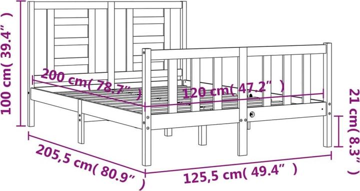 Immagine prodotto VidaXL Maddalena (120 x 200 cm)