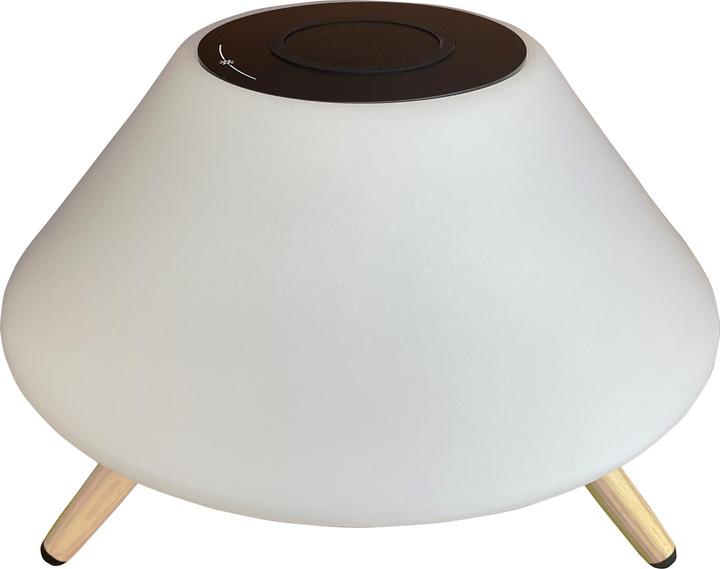 Image du produit Freenet Chargeur sans fil 3 en 1 avec éclairage LED et haut-parleur