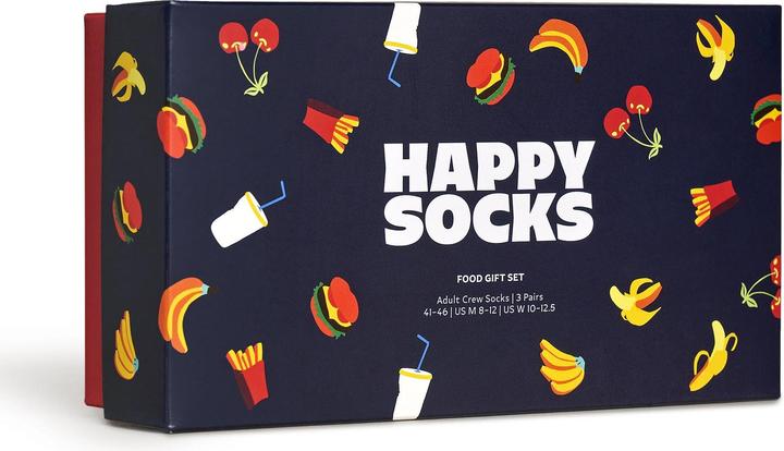 Actual product image Happy Socks Food Gift Set (pack of 3, 36 - 40)