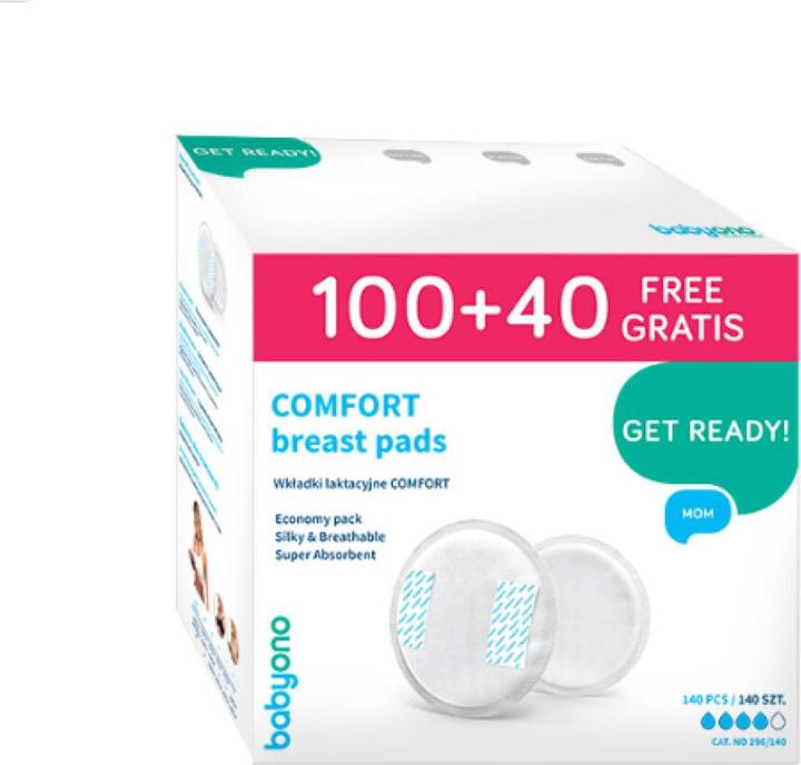 Immagine prodotto Babyono Inserti per reggiseno COMFORT, 140 pezzi. (140 x)