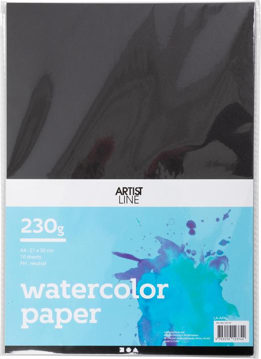 Actual product image Creativ Company Watercolor pad A4, 10 sheets (A4)