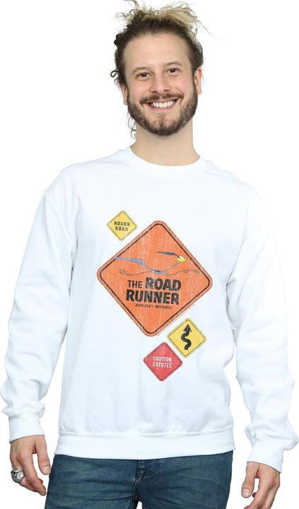 Produktbild Looney Tunes Road Runner Road Sign Sweatshirt (XXL)