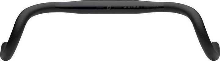 Salsa Manubrio Cowchipper Deluxe Drop, 31,8mm, 48cmx116x68mm, 0°/24°/12°, HP nero (31.80 mm)