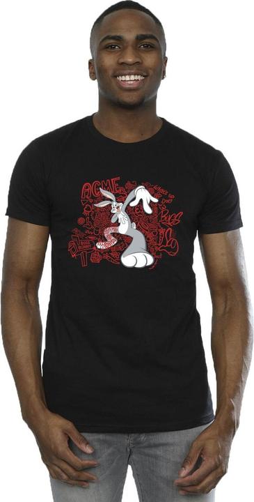 Image du produit Looney Tunes - T-shirt ACME DOODLES BUGS BUNNY - Homme (L)
