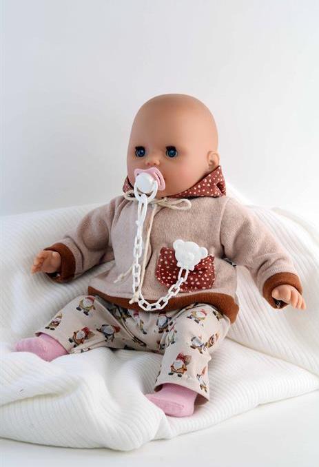 Actual product image Schildkröt 7545218 Pacifier baby "Amy" size 45 blue sleeping eyes