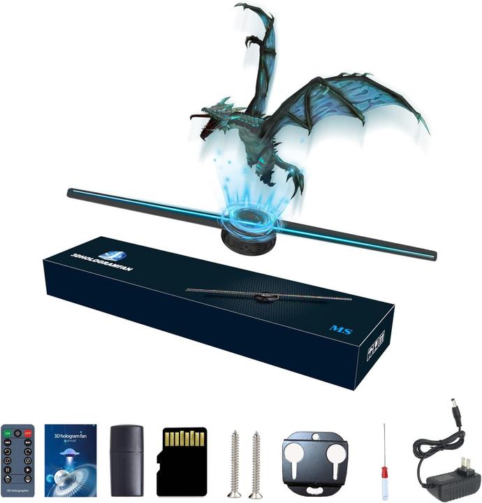 Image du produit Missyou Projecteur d'hologrammes 3D (16.9 inch HD) (HD)