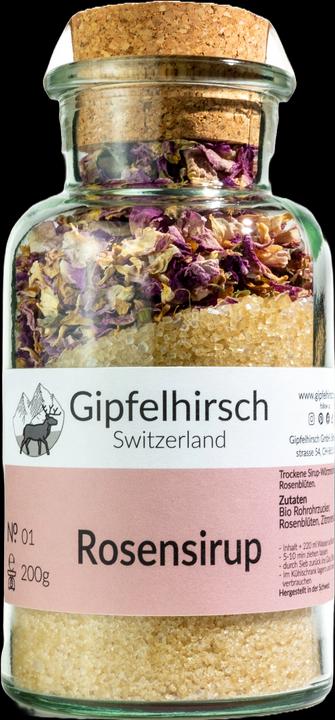 Produktbild Gipfelhirsch Rosensirup (200 g)