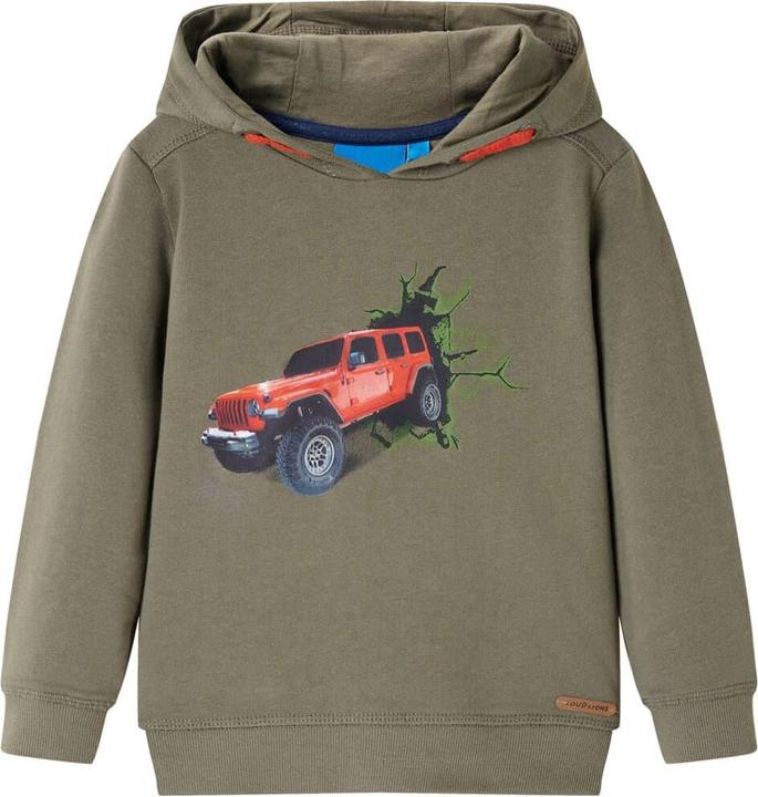 Image du produit VidaXL Sweat à capuche enfant kaki 116,Composition : 92% coton. 8 (116)
