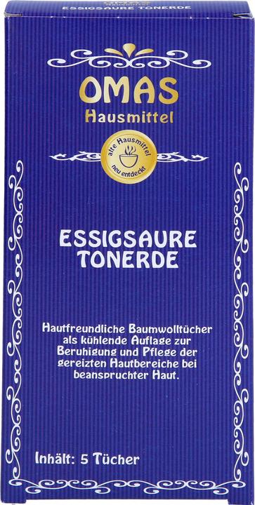 Produktbild Coolike Essigsaure Tonerde Baumwoll-Kompressen, 5 St. Tücher (Körperlotion)