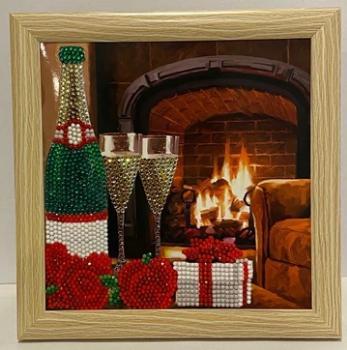 Image du produit Craft Buddy Accessoires pour l'art du cristal Cadre photo blanc 21 x 21 cm