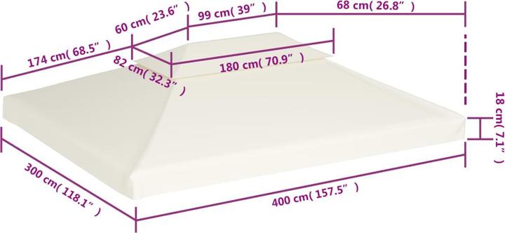 Image du produit VidaXL Xerane (300 cm, 400 cm)