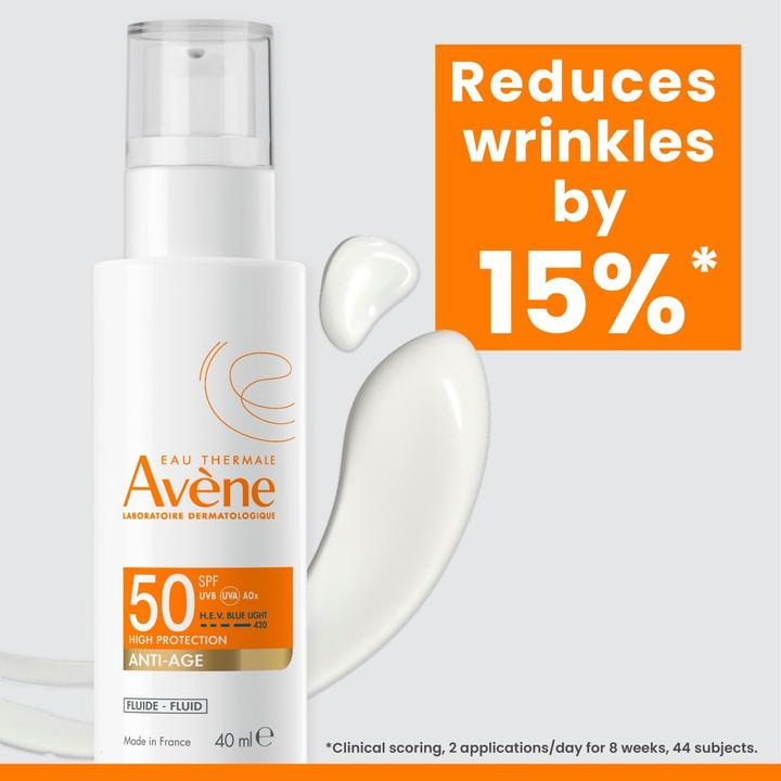Produktbild Avène Sun Expert Anti-Aging Fluid SPF50 40ml (Sonnencreme Gesicht, SPF 50, 40 ml)
