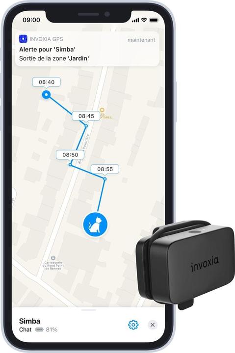 Productafbeelding Invoxia GPS Tracker voor huisdieren (Hond, Kat, Algemeen)