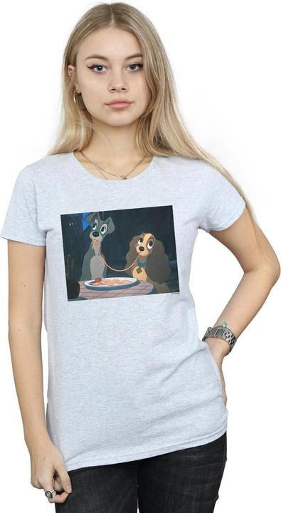 Immagine prodotto Disney Lady And The Tramp Spaghetti Slurp Maglietta Donna (XXL)