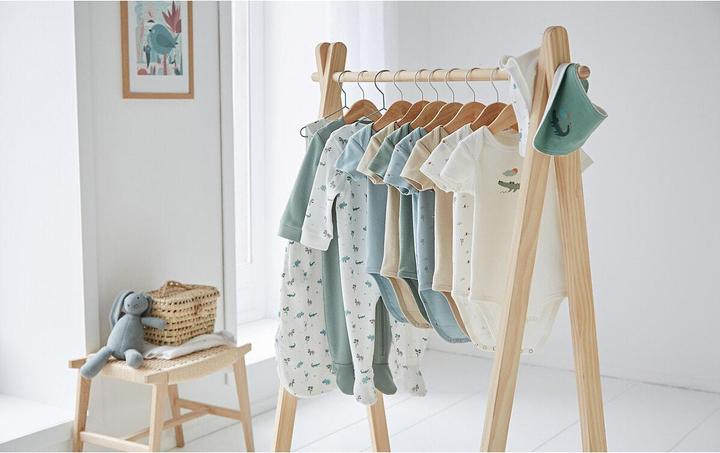 Actual product image La Redoute Collections 7-pack short-sleeved bodysuits (80)