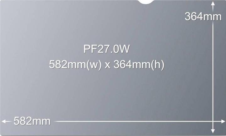Actual product image 3M Pf270w1b (27", 16 : 10)