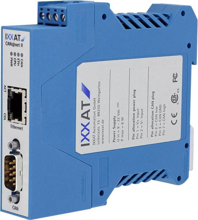Actual product image HMS 1.01.0086.10200 Convertitore CAN Bus Ethernet 12 V/DC 24 V/DC - CE - CSA
