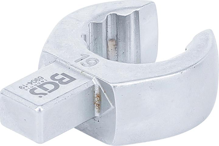 Produktbild BGS Einsteck-Ringschlüssel offen 19 mm Aufnahme 9 x 12 mm (19 mm)