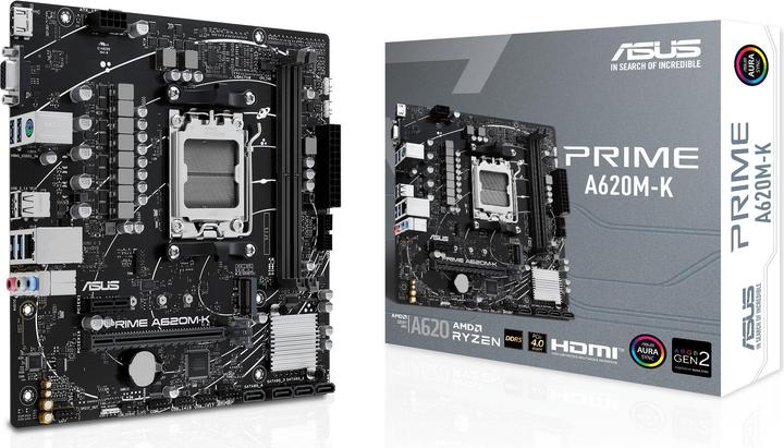 Produktbild ASUS PRIME A620M-K (AM5, AMD A620, mATX)