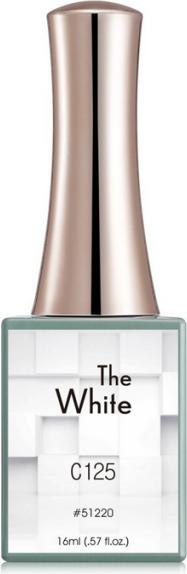 Actual product image Canni Gellack The White C125 UV/LED (The White, Gel-Effect Nail Polish)