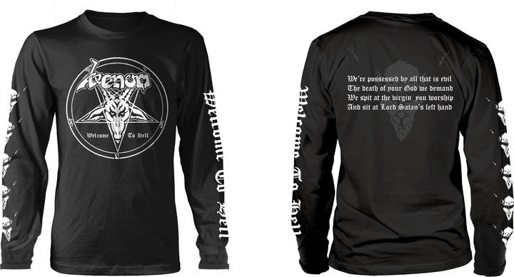 Actual product image Venom Welcome To Hell White Print (Longsleeve) (M)