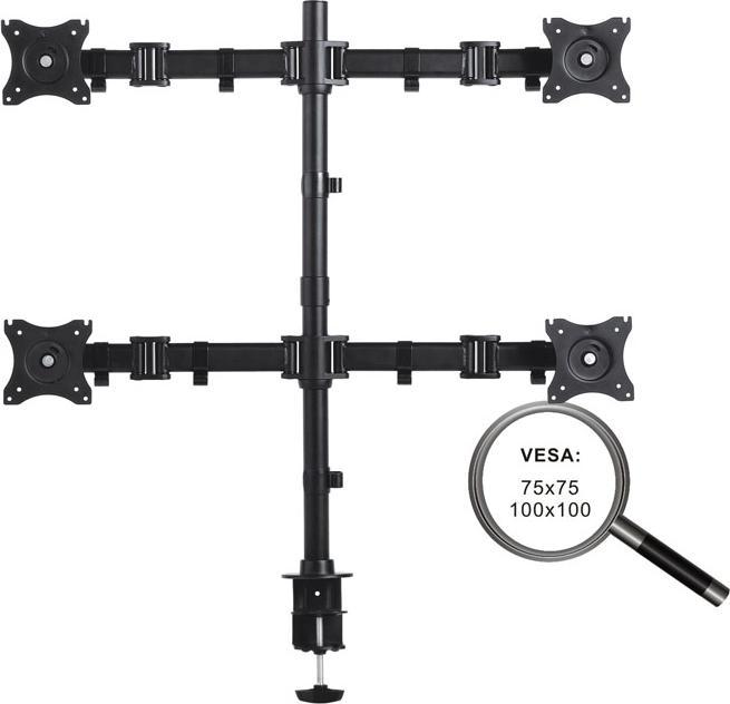 Produktbild Purelink PureMounts Monitorhalterung - 4 Monitore (Tisch, 27")