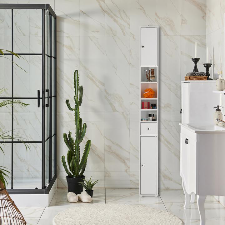 Actual product image Relaxdays Badezimmerschrank (20 x 20 x 180 cm)