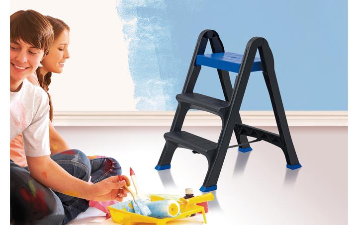 Produktbild Bama Leiter 3 Stufen Hocker Skala - 47x70x78h (Trittleiter)