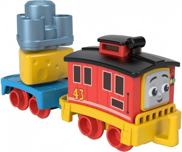 Immagine prodotto Fisher-Price Thomas & Friends Giocattolo per bambini La mia prima auto a freni Bruno Veicolo a spinta con carico