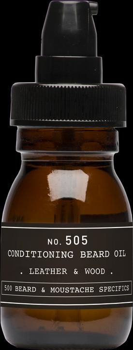 Depot - No. 505 Conditioning Beard Oil - Leather & Wood (30 ml)