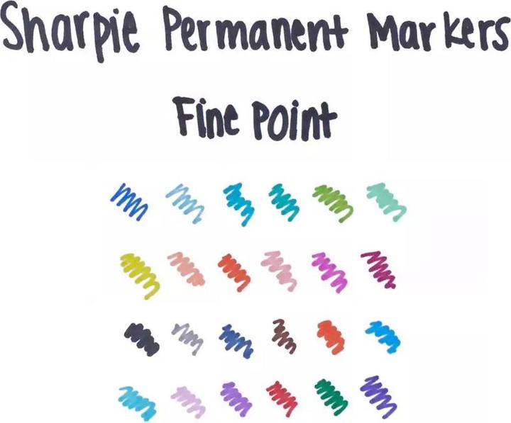 Produktbild Sharpie Marker Rundspitze fein in Schachtel (Rosa, 12 x)