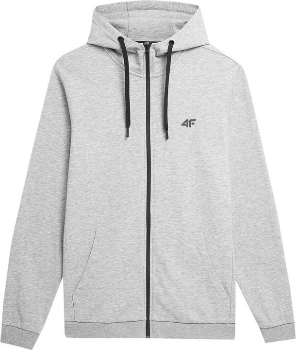 4F Herren Sweatshirt M0951 cool hellgrau melange 4FWSS24TSWSM0951 27M L (27)