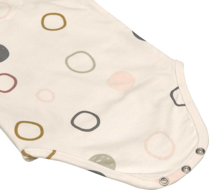 Actual product image Lässig Long Sleeve Swaddling Body Circles White Size 68 (68)