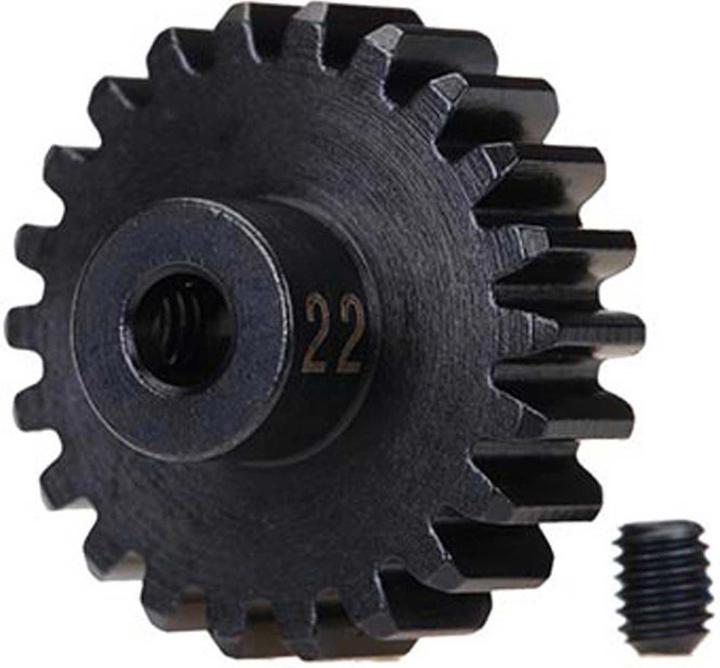 Immagine prodotto Traxxas pignone motore 22 denti / 32dp / foro 3,2mm / temprato
