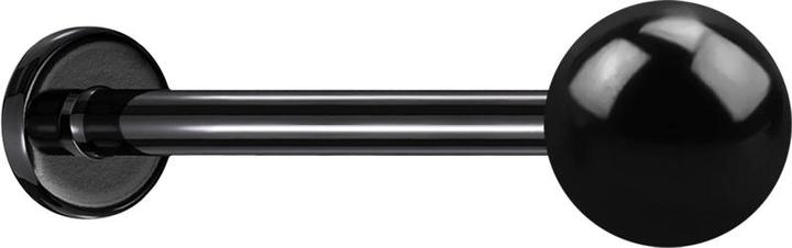 Produktbild Star Piercing Micro Labret schwarz mit Kugel (ohne Messing, Titan G23)