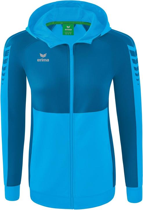 Produktbild Erima Six Wings Trainingsjacke mit Kapuze Damen (40)