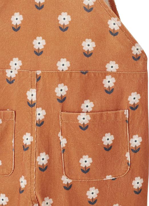 Produktbild Vertbaudet Mädchen Latzhose aus geblümtem Cord (158)