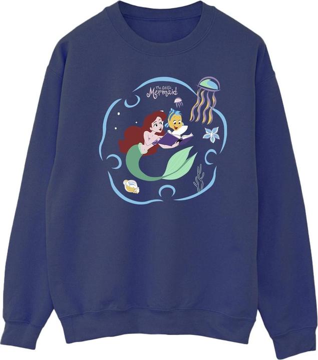 Produktbild Disney The Little Mermaid Reading A Book Sweatshirt (XL)