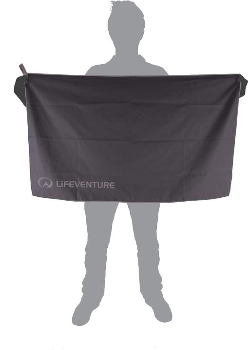 Produktbild Lifeventure HydroFibre Trek Towel, Grey, Large (110 x 65 cm)